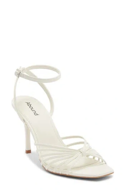 Abound Dulce Ankle Strap Sandal In White