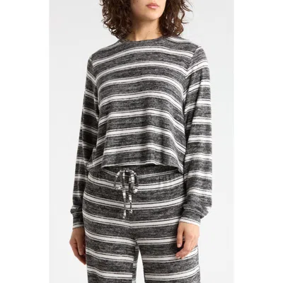 Abound Easy Cozy Crew Pajama Sweatshirt In Gray