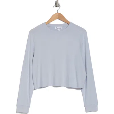 Abound Easy Cozy Crew Pajama Sweatshirt In Blue Ice