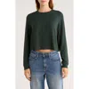 Abound Easy Cozy Crew Pajama Sweatshirt In Green
