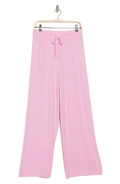 Abound Easy Cozy Wide Leg Pajama Pants In Purple Pastel