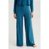 Abound Easy Cozy Wide Leg Pajama Pants In Teal Seagate