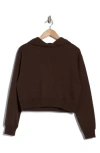 Abound Everyday Fleece Hoodie In Brown Coffee