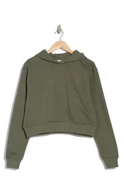 Abound Everyday Fleece Hoodie In Green Beetle