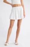 Abound Eyelet Miniskirt In White