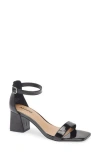 Abound Finn Ankle Strap Sandal In Black Crinkle