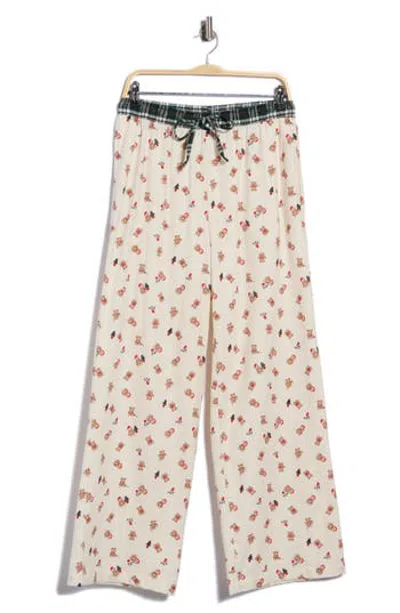 Abound Flannel Pajama Pants In Neutral