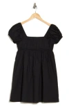 Abound Floral Babydoll Dress In Black