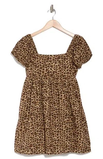 Abound Floral Babydoll Dress In Multi