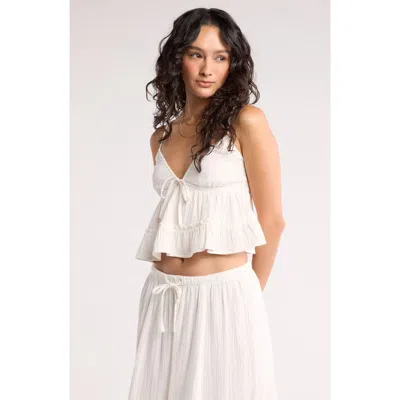 Abound Front Tie Gauze Cami