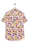 Abound Fruit Punch Short Sleeve Button-up Shirt In White Fruit Punch