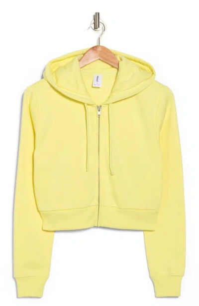 Abound Full Zip Crop Hoodie In Yellow