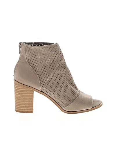 Pre-owned Abound Heels In Tan