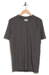 Abound Jacquard Knit T-shirt In Black- Grey Jacquard