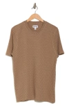 Abound Jacquard Knit T-shirt In Brown Bark Jacquard