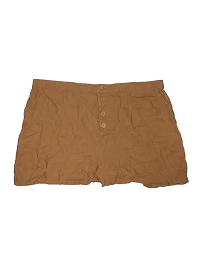 Pre-owned Abound Khaki Shorts In Brown