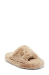 Abound Kingsley Faux Fur Slipper In Brown