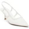 Abound Kippa Pointed Toe Slingback Pump In White