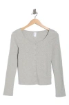 Abound Knit Cardigan In Gray