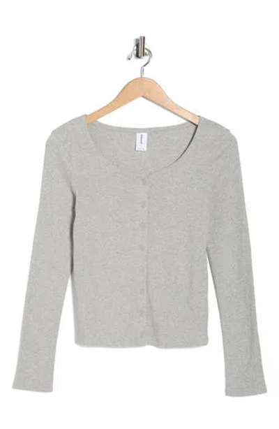 Abound Knit Cardigan In Gray