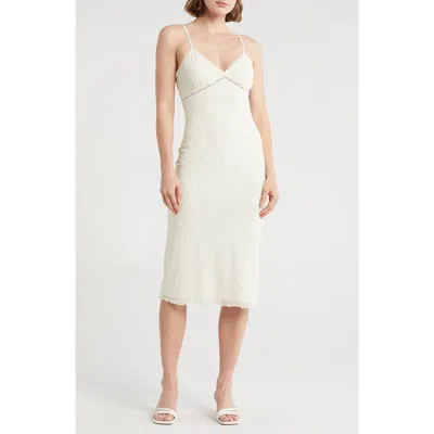 Abound Lace Trim Mesh Dress