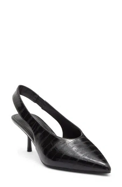 Abound Lainey Slingback Pump In Black Eel