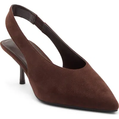 Abound Lainey Slingback Pump In Brown Chocolate