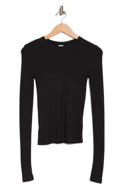 Abound Long Sleeve Lenzing™ Ecovero™ Viscose T-shirt In Black