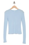 Abound Long Sleeve Rib Knit T-shirt In Blue Falls