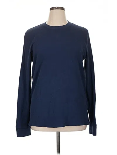 Pre-owned Abound Long Sleeve T-shirt In Blue