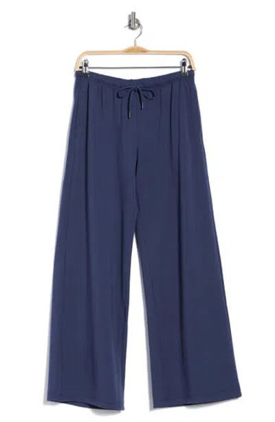 Abound Loved Fleece Wide Leg Pants In Blue