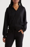 Abound Loved Fleece Zip Hoodie In Black