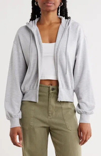 Abound Loved Fleece Zip Hoodie In Gray