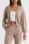 Abound Loved Fleece Zip Hoodie In Neutral