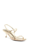 Abound Mandy Slingback Sandal In Gold Light Metallic