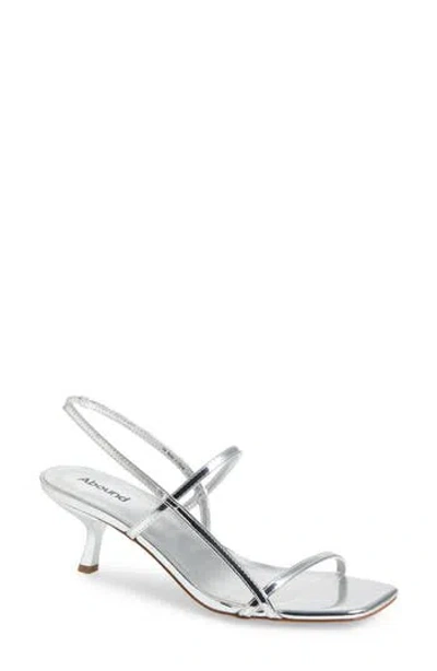 Abound Mandy Slingback Sandal In Silver Metallic
