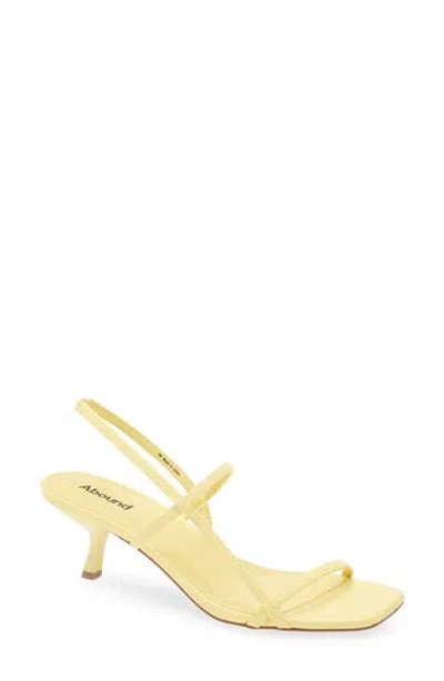 Abound Mandy Slingback Sandal In Yellow Sugar