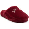 Abound Melody Faux Fur Scuff Slipper In Burgundy