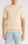 Abound Mock Neck Rib Sweater In Nude