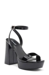Abound Monica Block Heel Platform Sandal In Black Patent