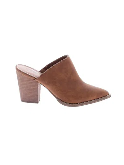 Pre-owned Abound Mule/clog In Brown