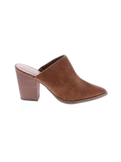 Pre-owned Abound Mule/clog In Brown