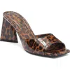 Abound Murphy Triangle Heel Mule Sandal In Animal Print