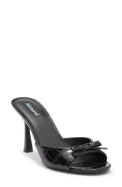 Abound Oakley Mule Sandal In Black Croco