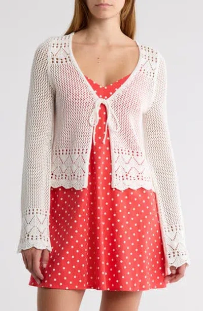 Abound Open Knit Flyaway Cardigan