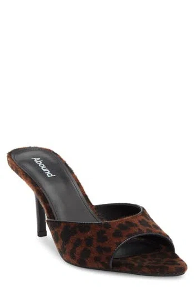 Abound Orchid Slide Sandal In Brown Dark Leopard