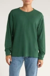 Abound Oversize Crewneck Thermal Top In Green