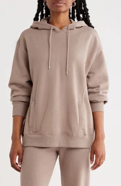 Abound Oversize Fleece Hoodie In Brown