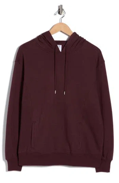 Abound Oversize Fleece Hoodie In Burgundy