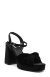 Abound Pamela Velvet Platform Sandal In Black